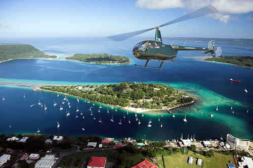 Helicopter charter Vanuatu