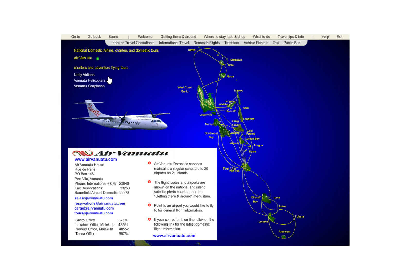 Air Travel Guide to Vanuatu
