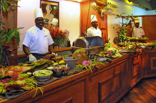 Buffet dining in Port Vila Vanuatu
